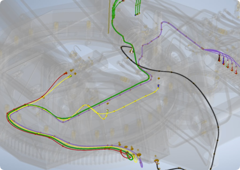 3D harness routing